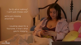 一个大学女生,大胆的海莉·罗斯,被一个冒险者当众操了。