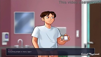 兴奋的护士用强烈的口交快感满足她的欲望